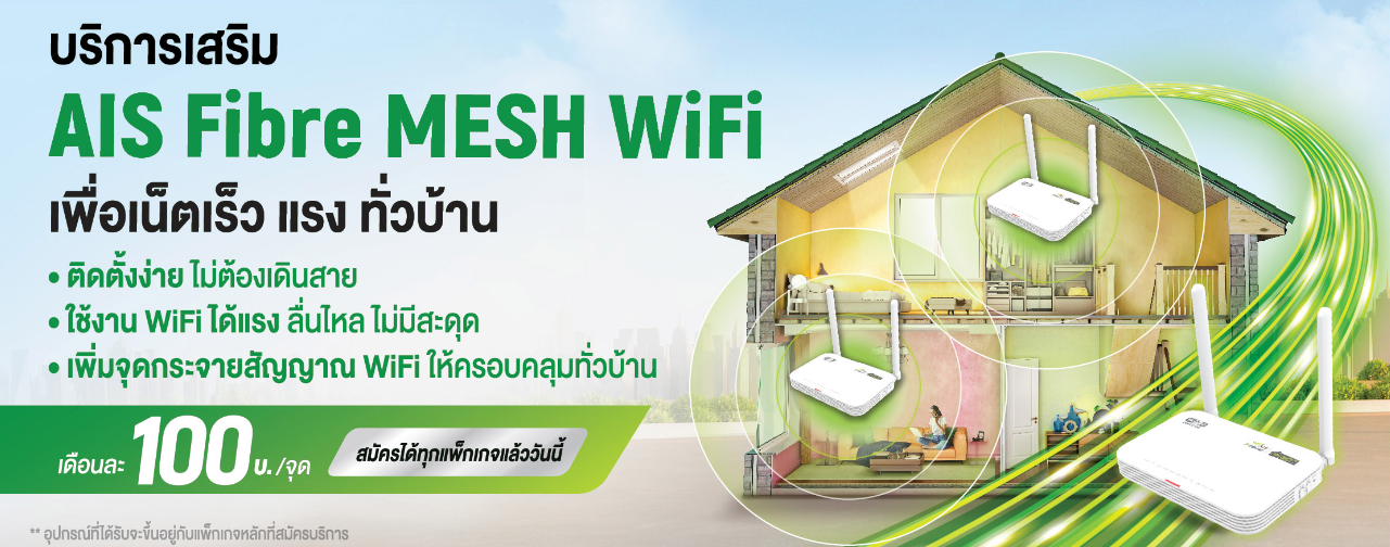 บริการเสริม Mesh wifi