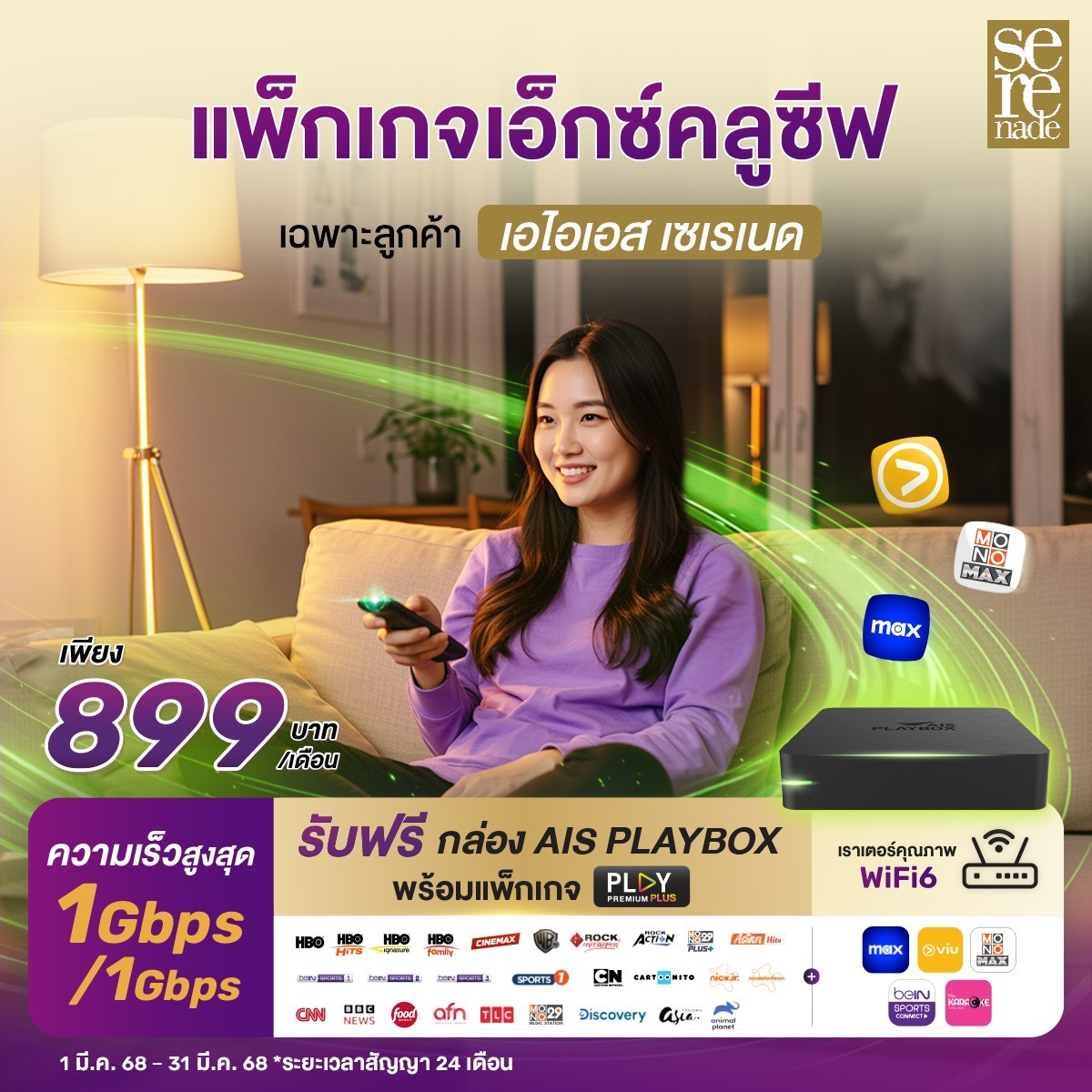 Package online aisfibre 12